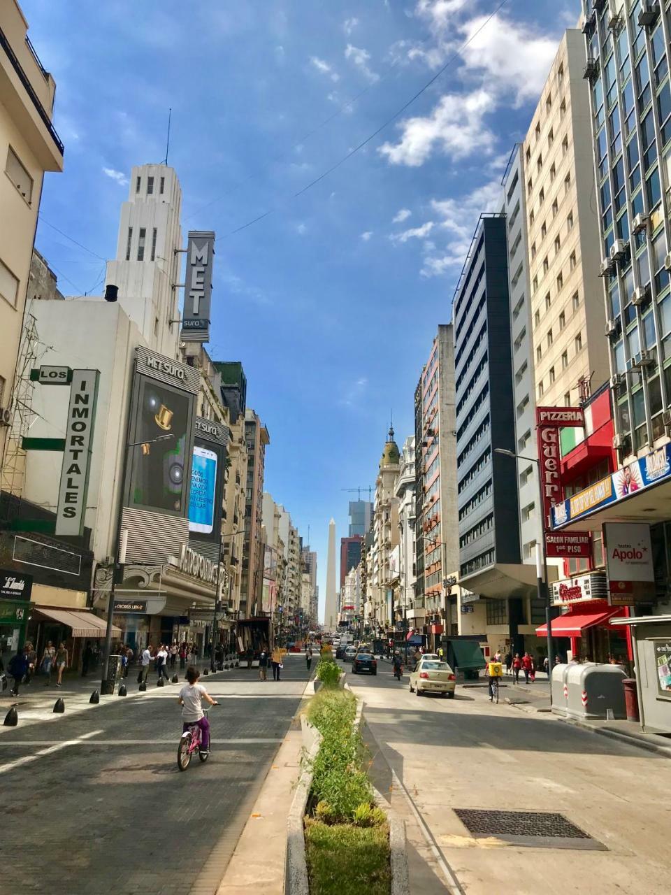 Estilo Y Comodidad En Av Corrientes, Departamento Con Estacionamiento Para Autos Buenos Aires Buitenkant foto